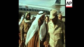 SYND 251173 PRESIDENT HAFEZ ASSAD SULTAN QABUS OF OMAN AND SHEIKH ZAYED BEN SULTAN OF THE UAE IN [upl. by Iddo953]