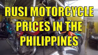 Rusi Motorcycle Prices In The Philippines [upl. by Boycie]