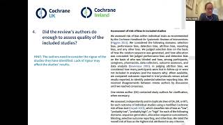 A hands on introduction to using the CASP checklist to appraise systematic reviews Dr Becky Gould [upl. by Yliram]