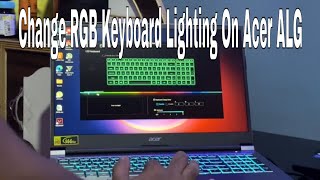 How To Change RGB Keyboard Lighting In Acer ALG Keyboard  RGB KEYBOARD [upl. by Lorien]