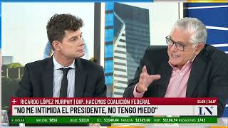 Ricardo López Murphy sobre los dichos de Milei quotHay problemas más importantes que agredirme a míquot [upl. by Viviana]