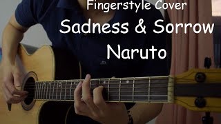 Sadness And Sorrow  Naruto Fingerstyle Cover [upl. by Atikehs]