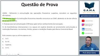 QUESTÃO 15036  PLDFT CPA10 CPA20 CEA AI ANCORD [upl. by Steffane621]