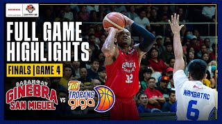 BRGY GINEBRA vs TNT  FULL GAME 4 FINALS HIGHLIGHTS  PBA SEASON 49 GOVERNORS CUP  NOV 3 2024 [upl. by Teria]