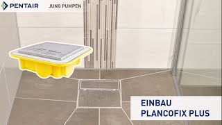 Nachträglicher Einbau einer bodengleichen Dusche im Altbau mit der Bodenablaufpumpe PLANCOFIX PLUS [upl. by Hut]