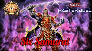 The Legendary Six Samurai  Ranked Gameplay Season 35  Road to Master  YuGiOh Master Duel [upl. by Pasia]