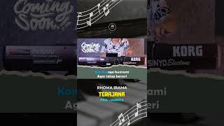 TERAJANA  Karaoke Nada Wanita RHOMA IRAMA teaser dangdutkaraoke karaokezone [upl. by Aerdnod]