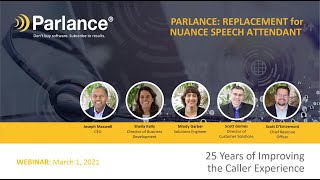 Nuance Discontinued Speech Attendant  Parlance is a Replacement [upl. by Gaby]