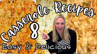 8 Easy amp Delicious Casserole Recipes you will LOVE casserolerecipe [upl. by Higgs706]