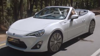 Toyota GT 86 Cabrio 2015 Subaru BRZ Cabrio First Video Driving Commercial CARJAM TV [upl. by Ettellocin17]