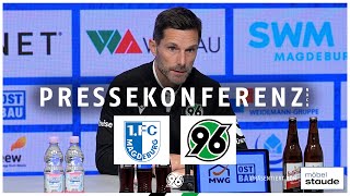 PK nach dem Spiel  1 FC Magdeburg  Hannover 96 [upl. by Ivek171]