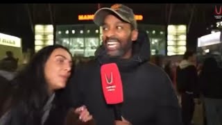 Talksport and United Veiw TV host Flex gets subjected to racial abuse outside Old Trafford 😳 [upl. by Ponton]