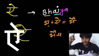 Learn Devanagari Alphabet  Ai ऐ [upl. by Ardnuaet]