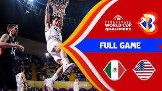 Mexico v USA  Full Game  FIBA Basketball World Cup 2023  Americas Qualifiers [upl. by Narad]