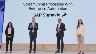 Streamlining Processes with Enterprise Automation  SAP Signavio  SAP Sapphire 2023 [upl. by Avonasac]