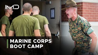 Inside US Marine Corps Boot Camp [upl. by Ylak761]