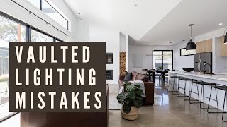 Avoid These Vaulted Ceiling LIGHTING Mistakes for a Perfectly Lit Space [upl. by Lad]