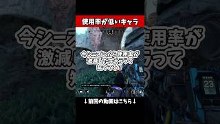 【APEX】最強キャラだったのに、シーズン23でピック率が激減した理由 apexlegends [upl. by Analed595]