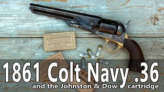 Original 1861 Colt Navy vs Johnston and Dow cartridges [upl. by Annetta]