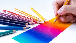 How to BLEND COLORED PENCILS For Beginners Prismacolor Tutorial [upl. by Goldberg]