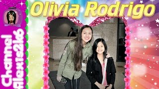 Meeting Olivia Rodrigo from Bizaardvark  Disney Channel Show  Ep 66 [upl. by Annavas]