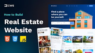 Create an Impressive Real Estate Website with HTML CSS and JavaScript [upl. by Scammon]