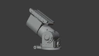 Cycloidal drive equatorial mount animation [upl. by Nitsyrk]