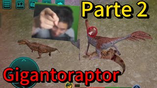 Gameplay del Gigantoraptor  Parte 2  The Cursed Isle [upl. by Anerual]