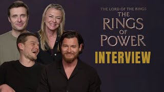 THE RINGS OF POWER Interview  Benjamin Walker Robert Aramayo Charlotte Brändström amp Alex Disenhof [upl. by Uella]