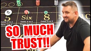 🔥TRUST🔥 30 Roll Craps Challenge  WIN BIG or BUST 389 [upl. by Fornof765]