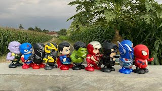 Avengers Marvel vs Dc Batman Toys Colection unboxing Asmr  Superhero Toys 84 [upl. by Owens589]