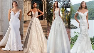 Chic Wedding Gowns  Top Elegant Bridal Dress Ideas 2024  Sophisticated Styles for New Brides [upl. by Ihab]