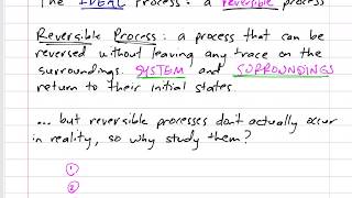 Thermodynamics  66 Reversible and Irreversible processes [upl. by Bunce539]