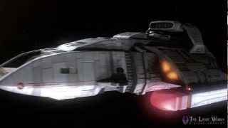 Runabout Flyby with DS9 [upl. by Piderit]