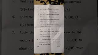 BSC 5th semester Maths PaperDifferential Geometry and Tensor Analysis  studytipsexamrevision [upl. by Eellek417]