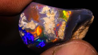 Revealing Opal color with a huge increase of value [upl. by Ad]