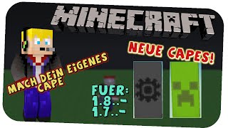 Neue Capes Neues Design Individuell Minecraft Umhänge 17 amp 18 GermanDeutsch [upl. by Jourdain724]