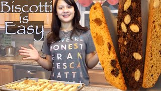 How to Make Italian Biscotti  Nonnas Authentic Italian Biscotti Recipe  ChristmasCookieSwap [upl. by Aitnohs]