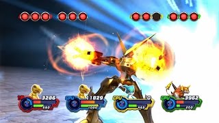 Digimon AllStar Rumble  Shoutmon Vs Gabumon Gameplay  TGS 2014 [upl. by Berkly422]