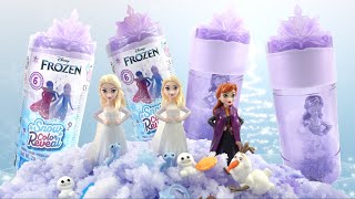 Anna and Elsa Snow Color Reveal Disney Frozen Dolls with Water Series 2 [upl. by Ahsieker]