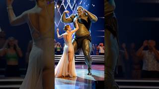 Beautiful women Fuses with Mountain Monster on AGT AGT shorts [upl. by Brower]