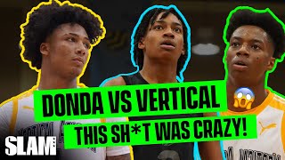 Mikey Williams vs Rob Dillingham Was CRAZY Donda Takes Down Vertical Academy 😱 [upl. by Aicilaanna]