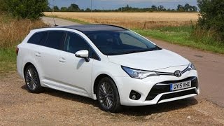 Toyota Avensis Touring Sports 2015 Car Review [upl. by Atsirhc815]