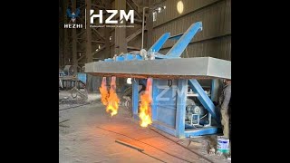 Foundry Casting Tundish Ladle Gas Heating Type Pre Heater Liquefied Gas Burning Preheating Machine [upl. by Ihculo578]