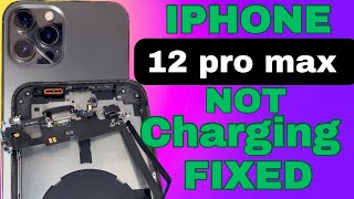 How to fix iPhone 12 pro max charging port replacement [upl. by Naugal]