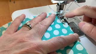 How to use an overlock foot [upl. by Bogoch]