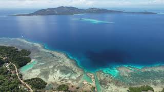 Drone Aerial video of Tonoas Dublon Island found within Chuuk lagoon Chuuk State [upl. by Sukramaj]