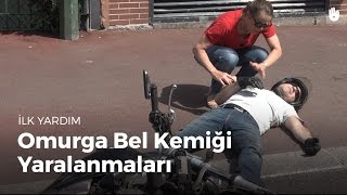 İlk yardım hareketlerini öğrenin Omurga bel kemiği yaralanmaları [upl. by Ettennaej]