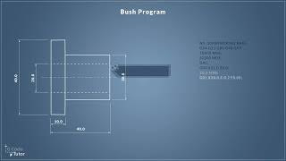 Lets write GCode  Programming a CNC Lathe to make a bush  part 5 Finish boring sequence [upl. by Medor224]