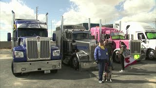 American truckers launch convoy protest [upl. by Jaan]